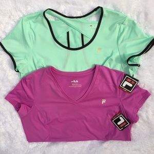 🆕 2 FILA Sport Workout Shirts